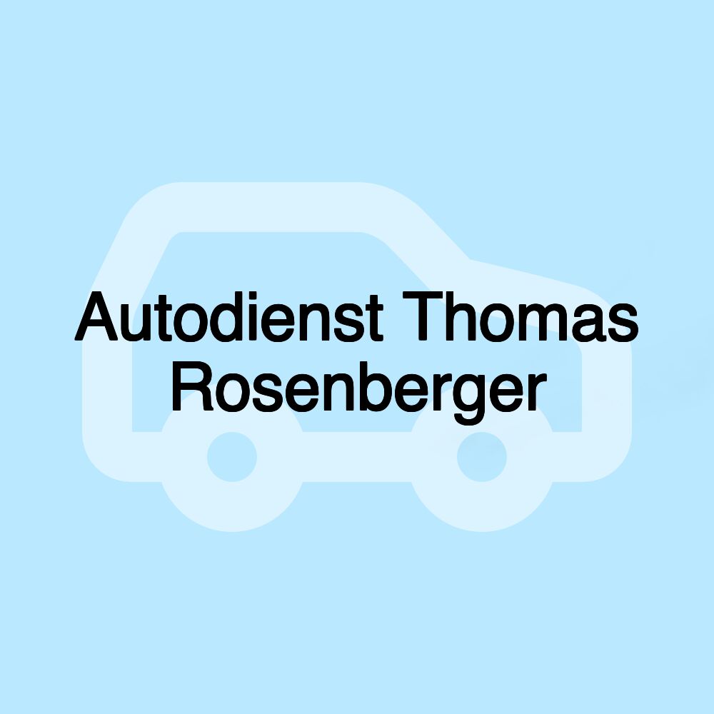 Autodienst Thomas Rosenberger