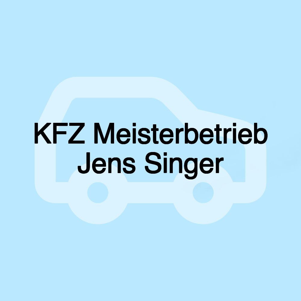 KFZ Meisterbetrieb Jens Singer