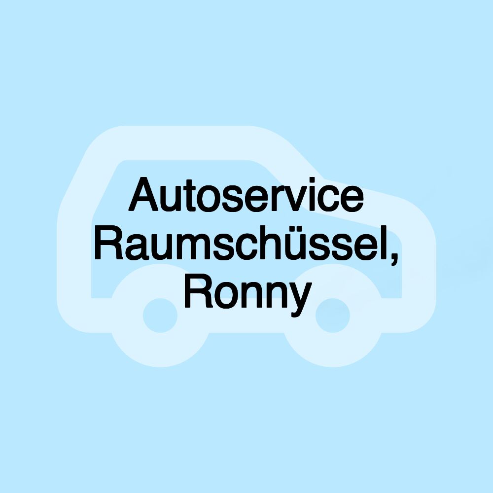 Autoservice Raumschüssel, Ronny