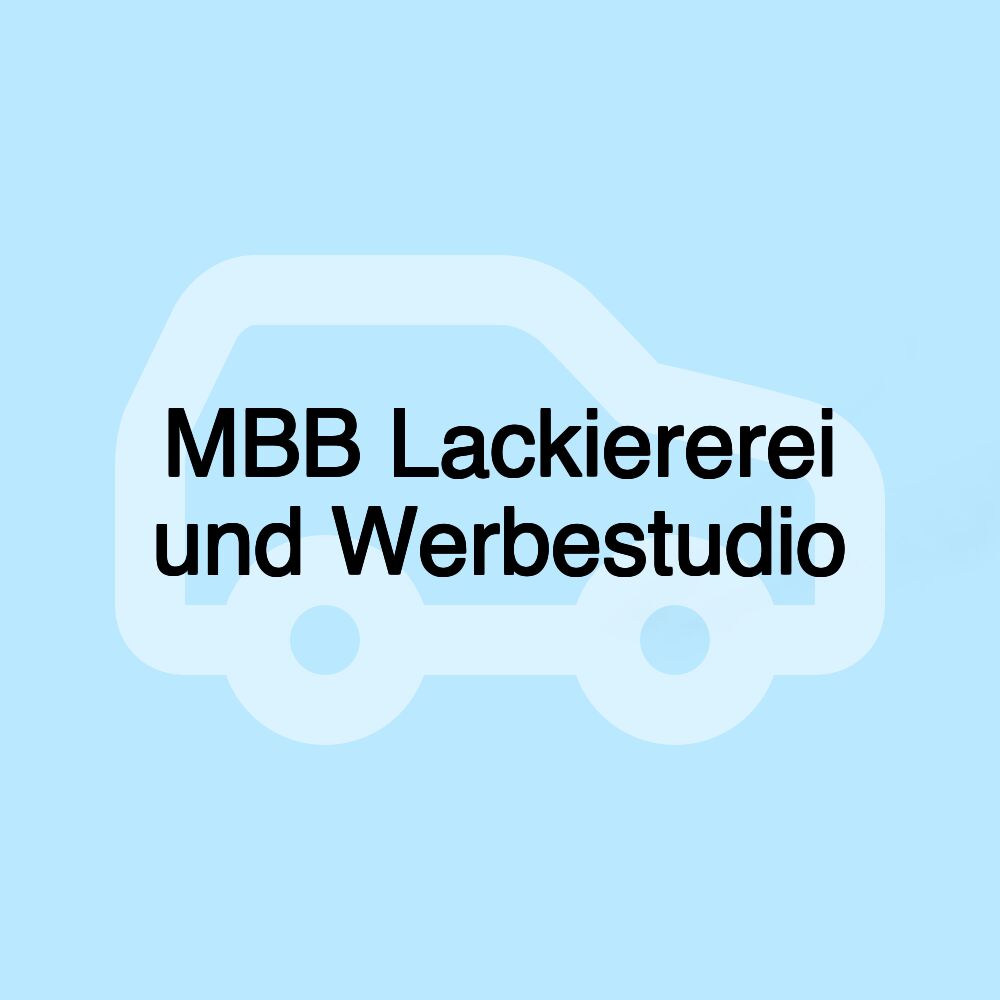 MBB Lackiererei und Werbestudio