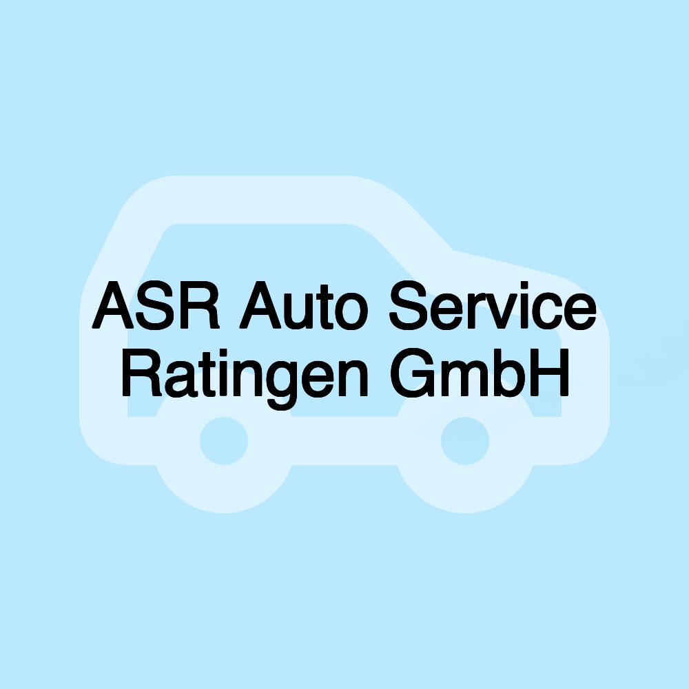 ASR Auto Service Ratingen GmbH