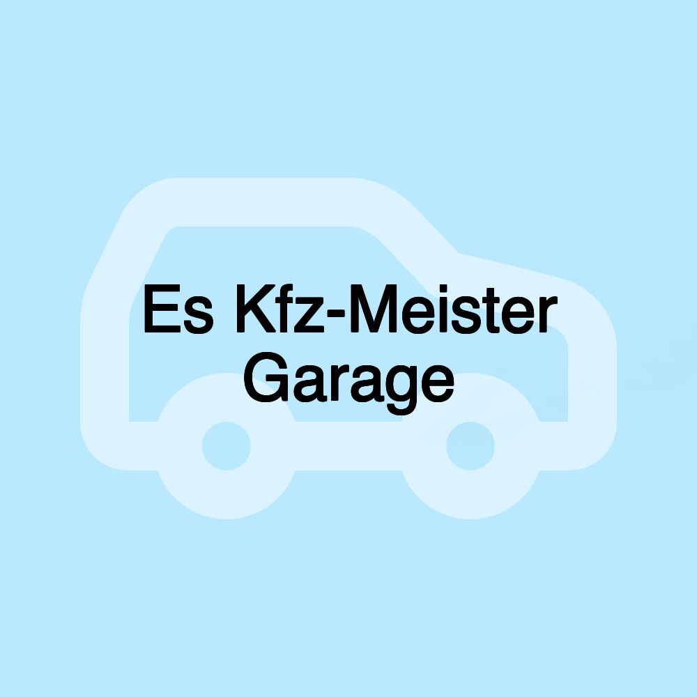 Es Kfz-Meister Garage