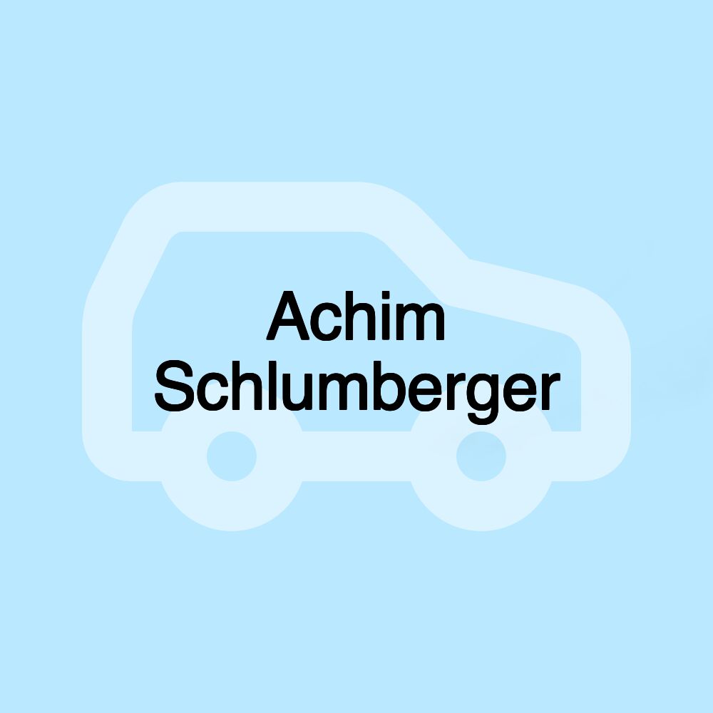 Achim Schlumberger