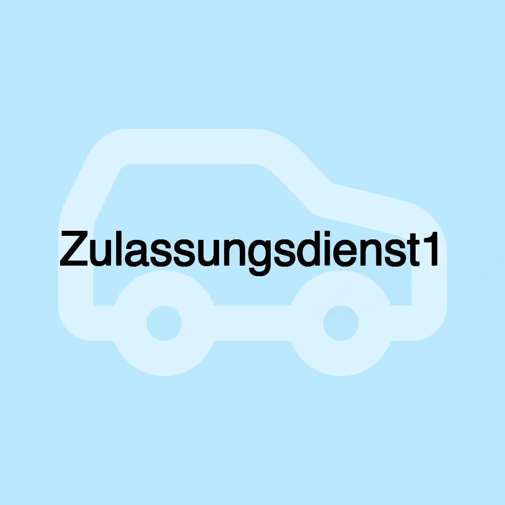 Zulassungsdienst1