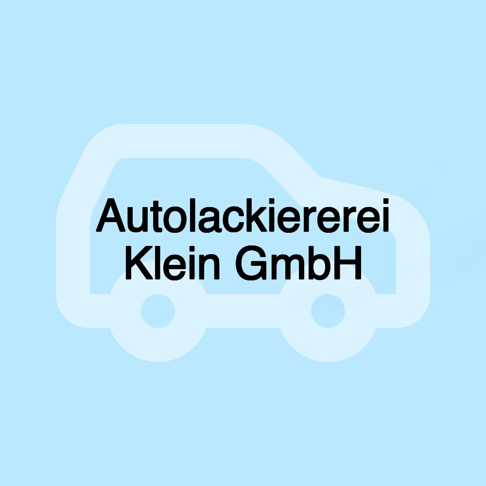 Autolackiererei Klein GmbH