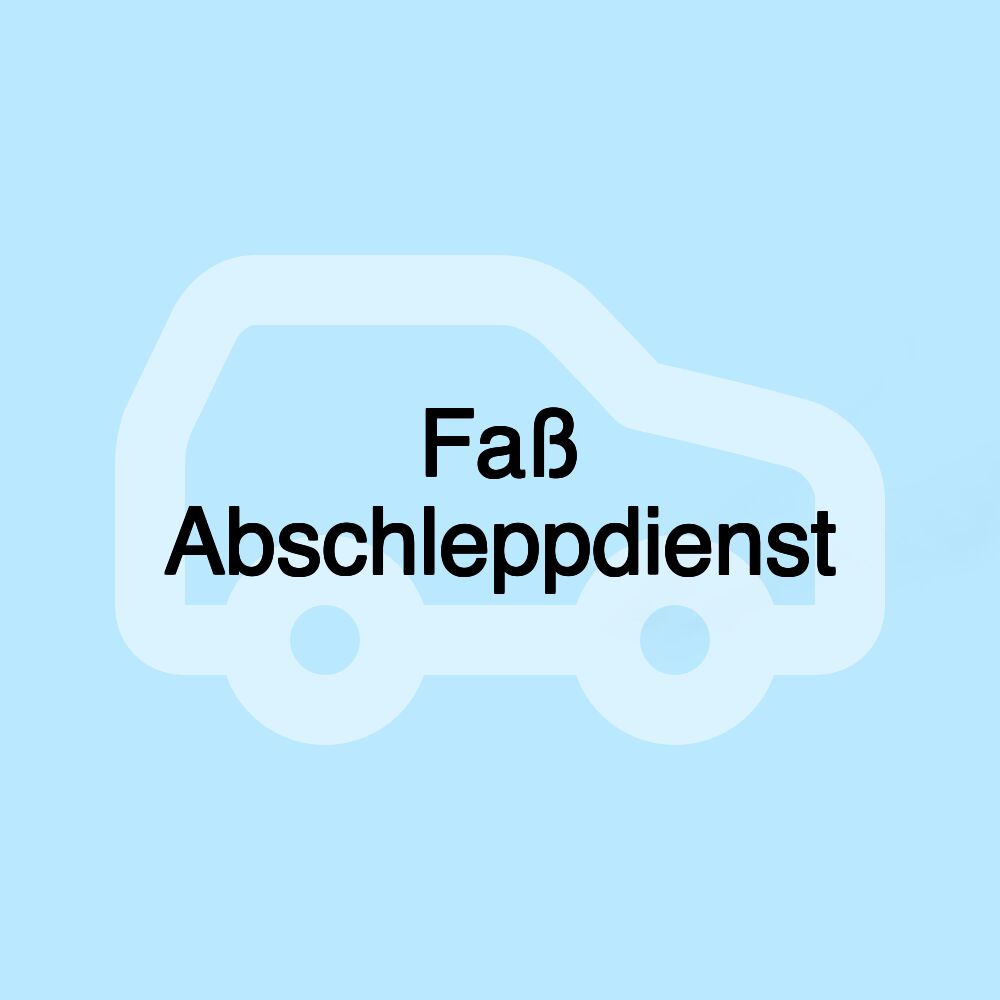 Faß Abschleppdienst