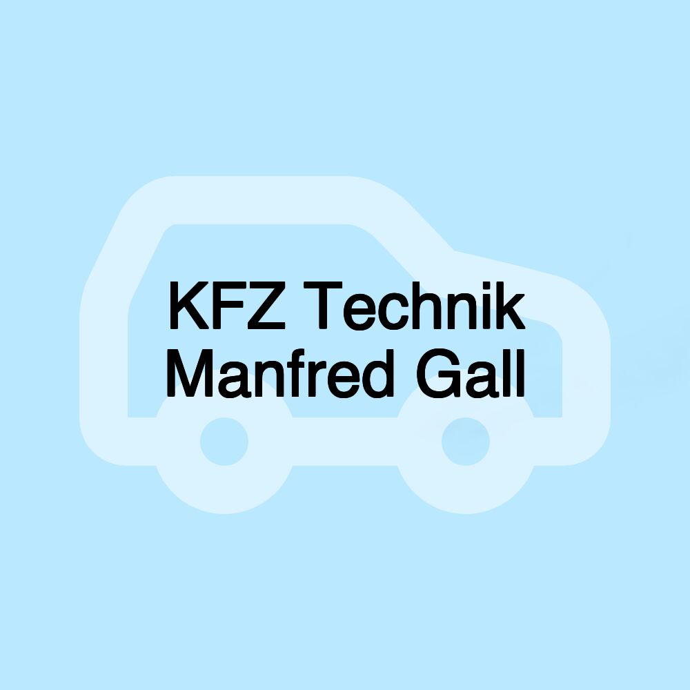 KFZ Technik Manfred Gall