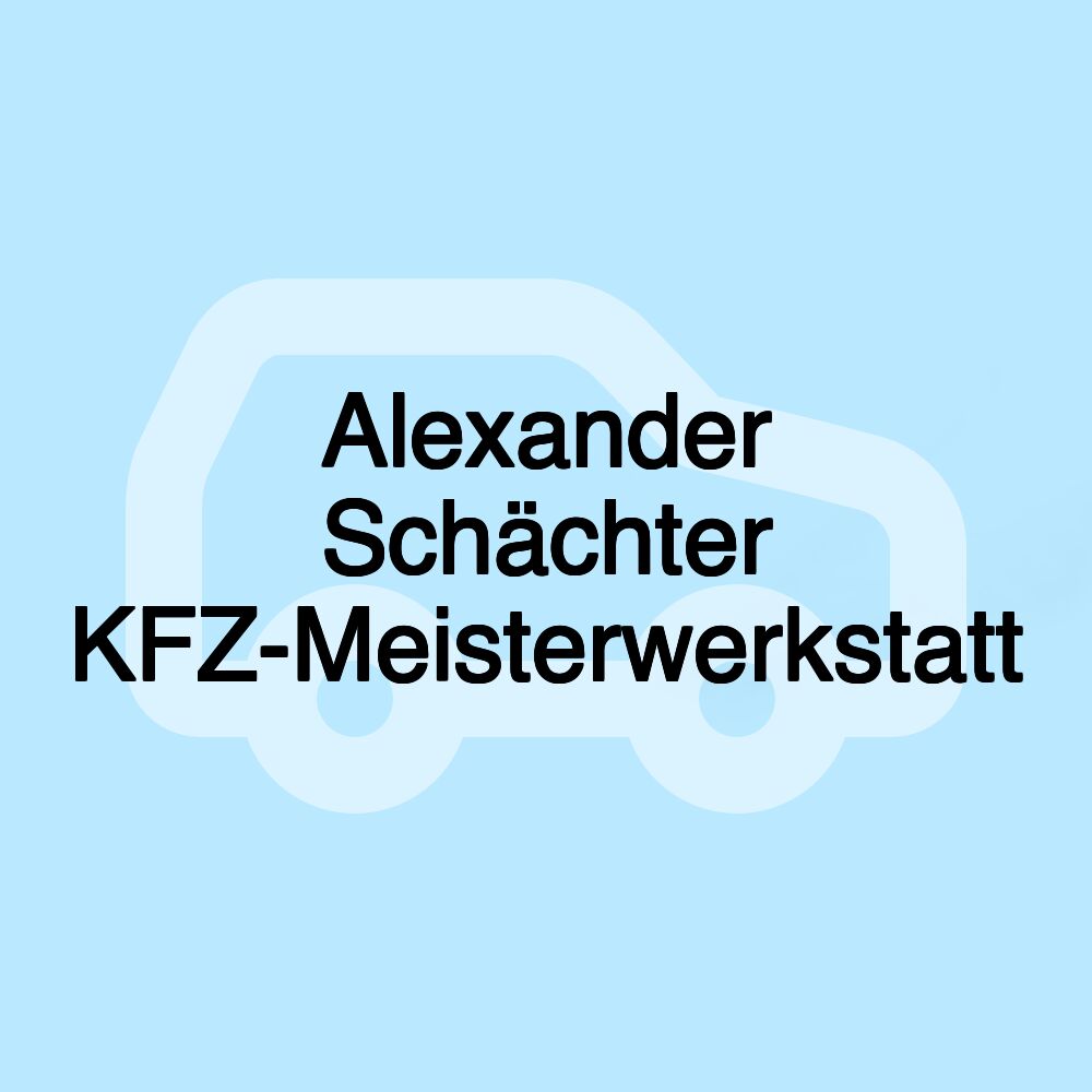 Alexander Schächter KFZ-Meisterwerkstatt