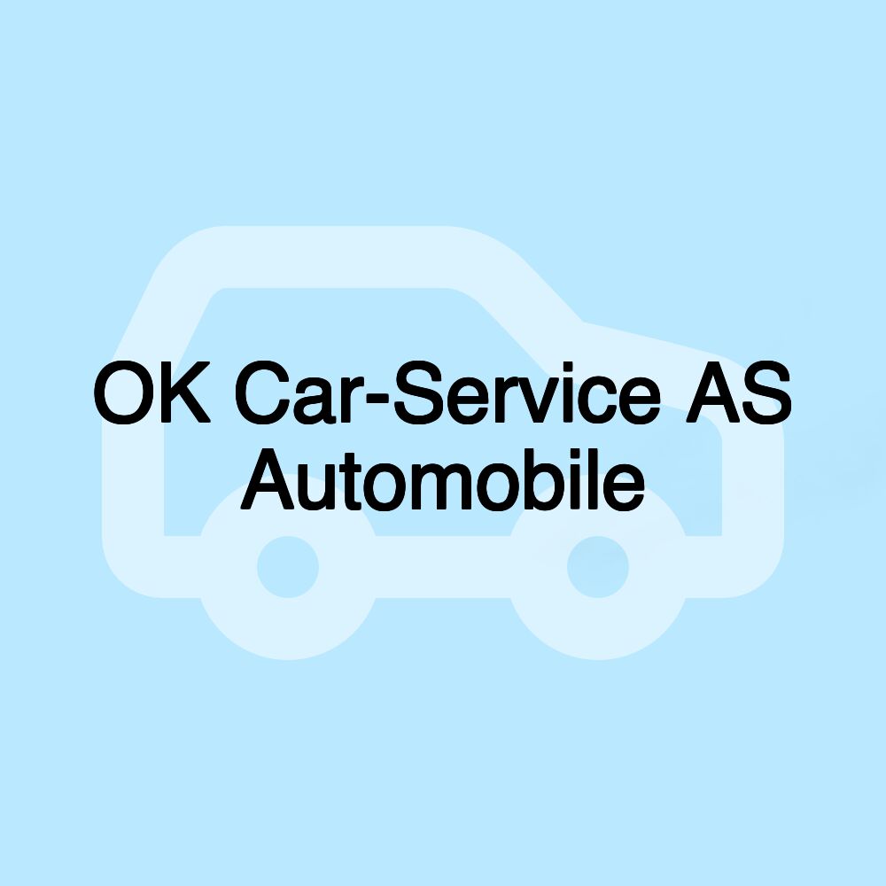 OK Car-Service AS Automobile