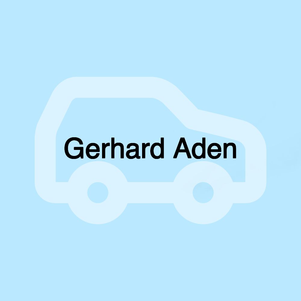 Gerhard Aden