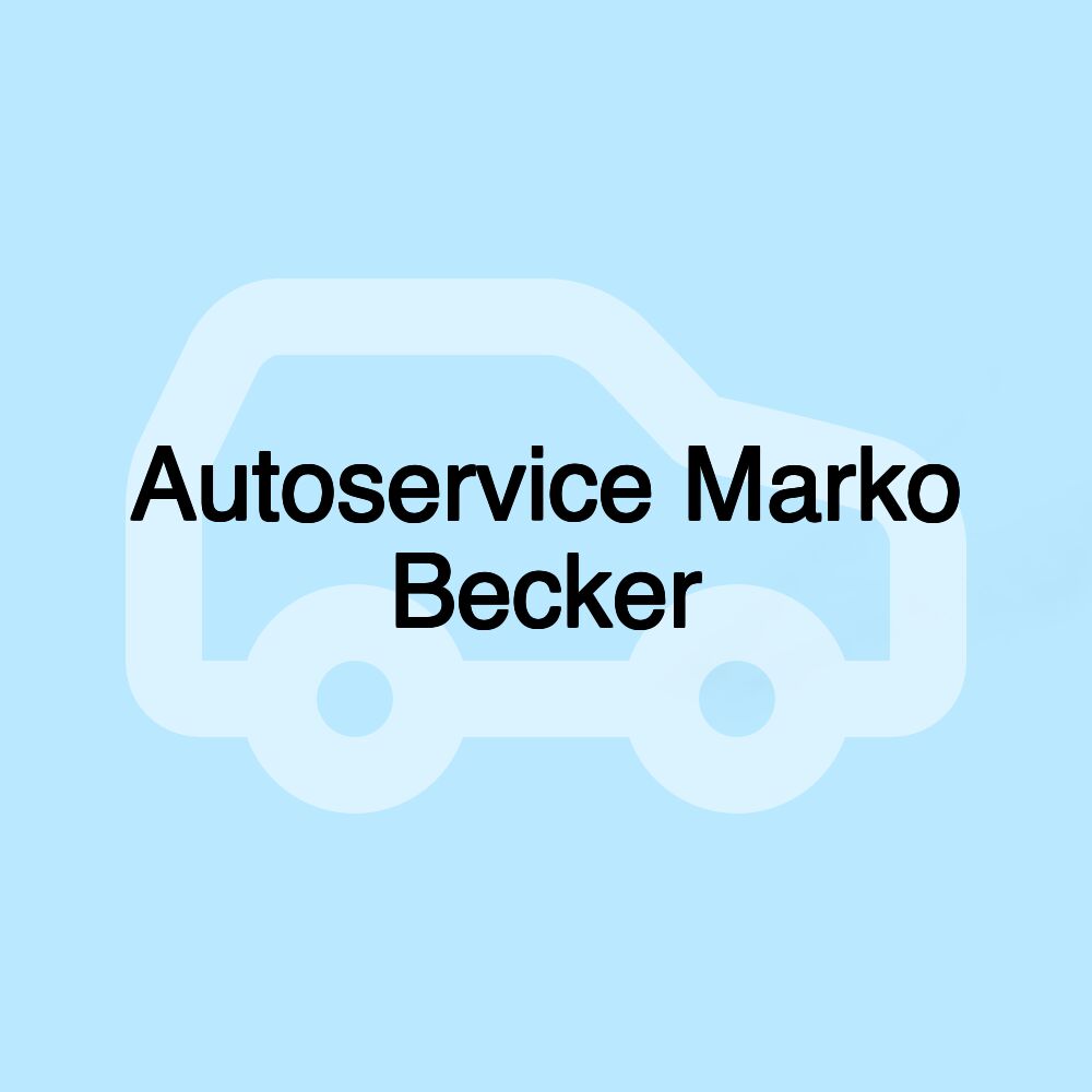 Autoservice Marko Becker