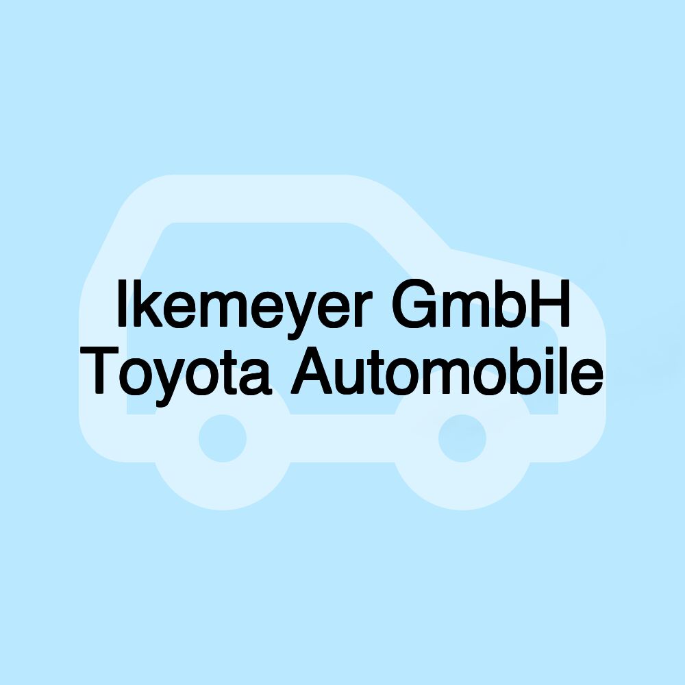 Ikemeyer GmbH Toyota Automobile