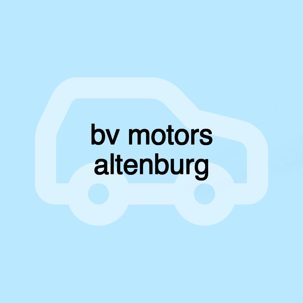 bv motors altenburg