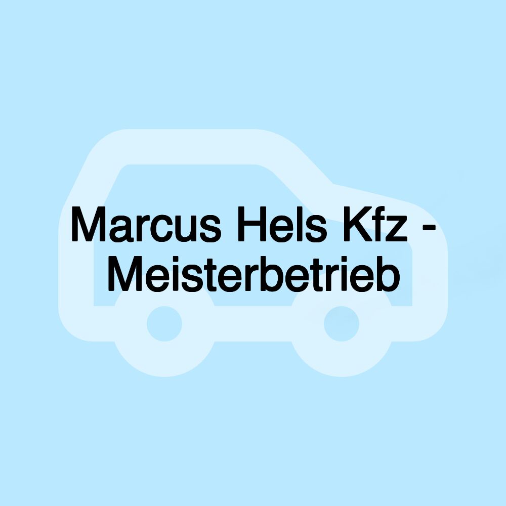 Marcus Hels Kfz - Meisterbetrieb