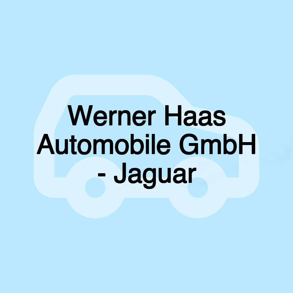 Werner Haas Automobile GmbH - Jaguar