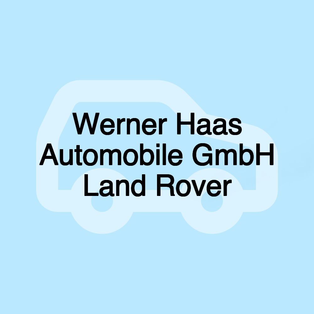 Werner Haas Automobile GmbH Land Rover