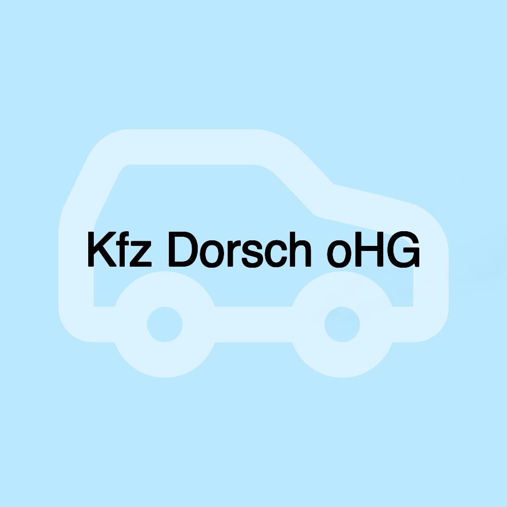 Kfz Dorsch oHG