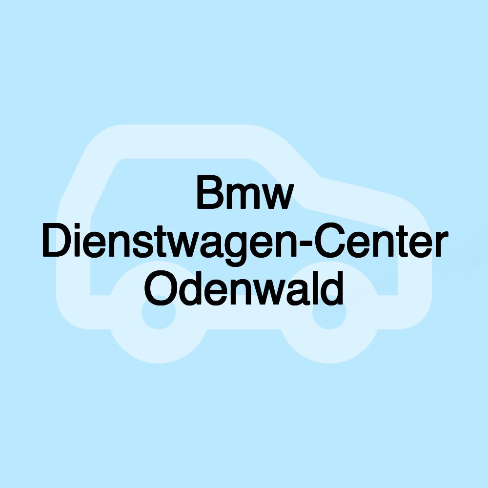 Bmw Dienstwagen-Center Odenwald