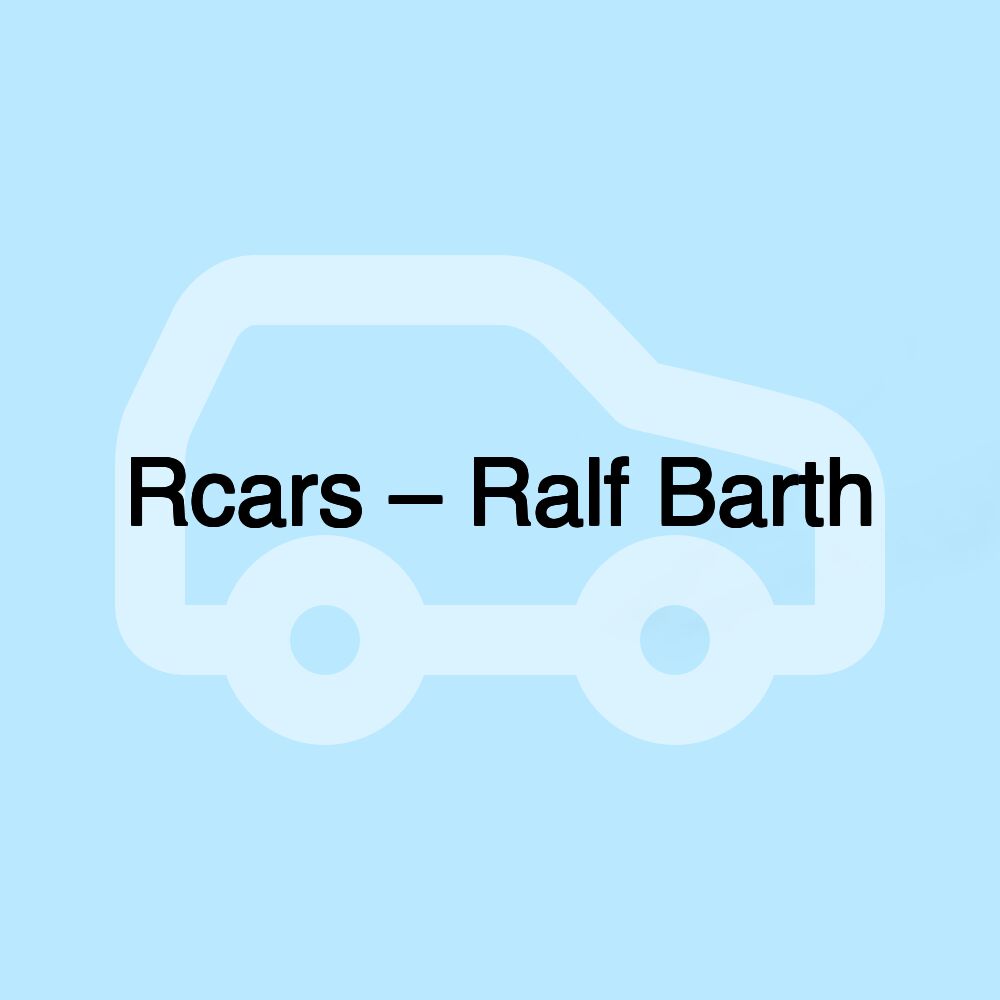 Rcars – Ralf Barth