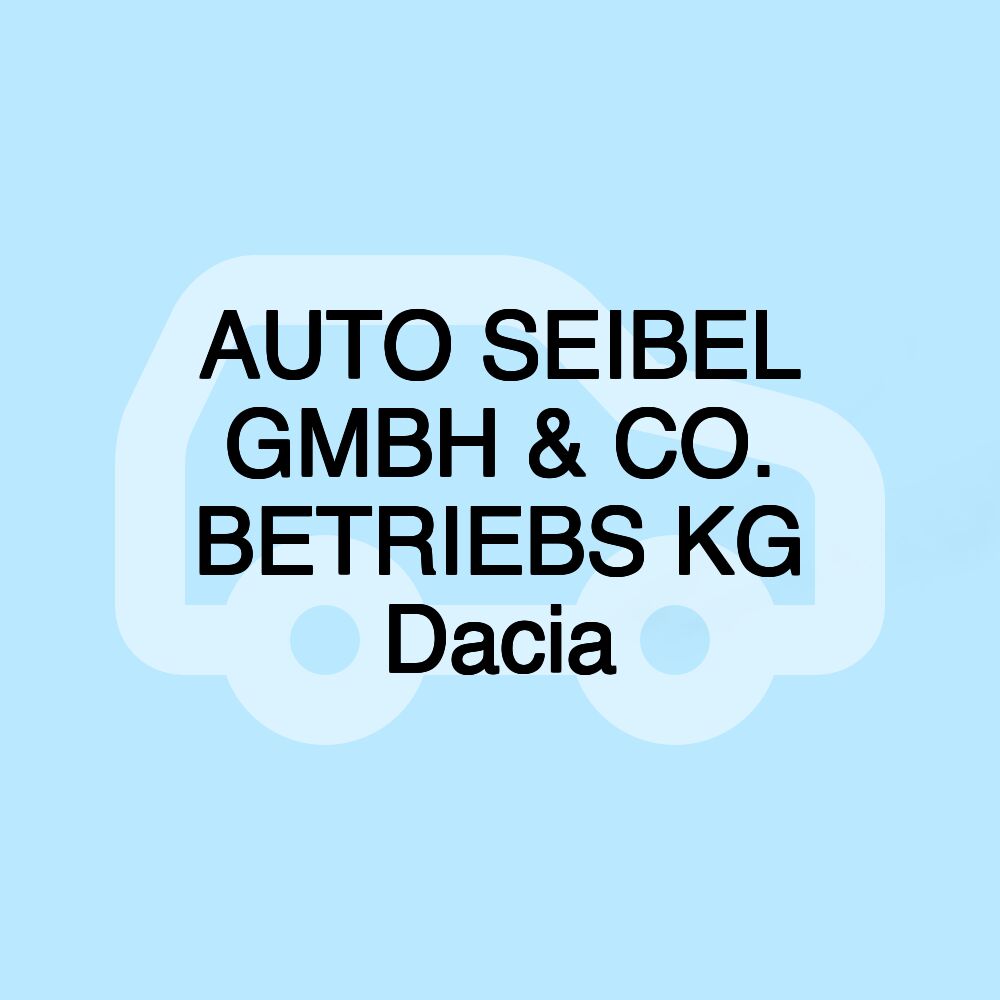 AUTO SEIBEL GMBH & CO. BETRIEBS KG Dacia