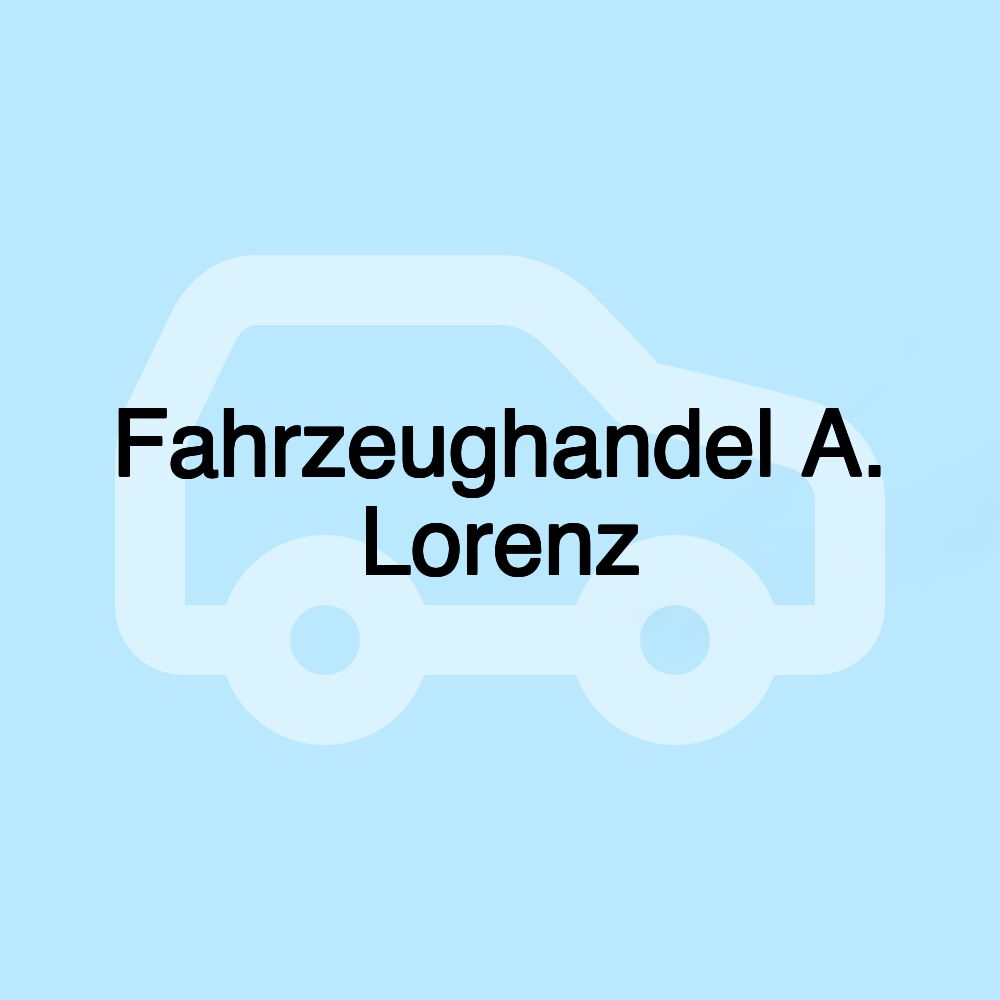 Fahrzeughandel A. Lorenz