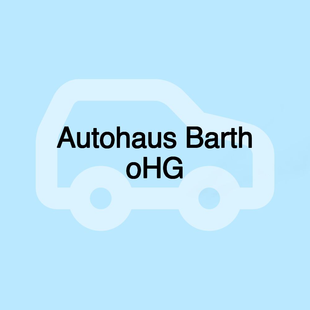 Autohaus Barth oHG