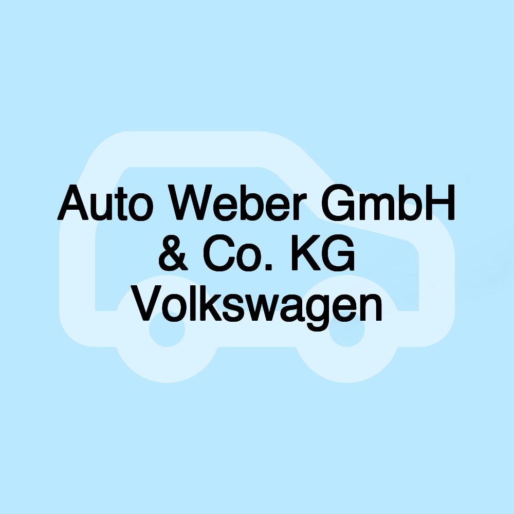 Auto Weber GmbH & Co. KG Volkswagen