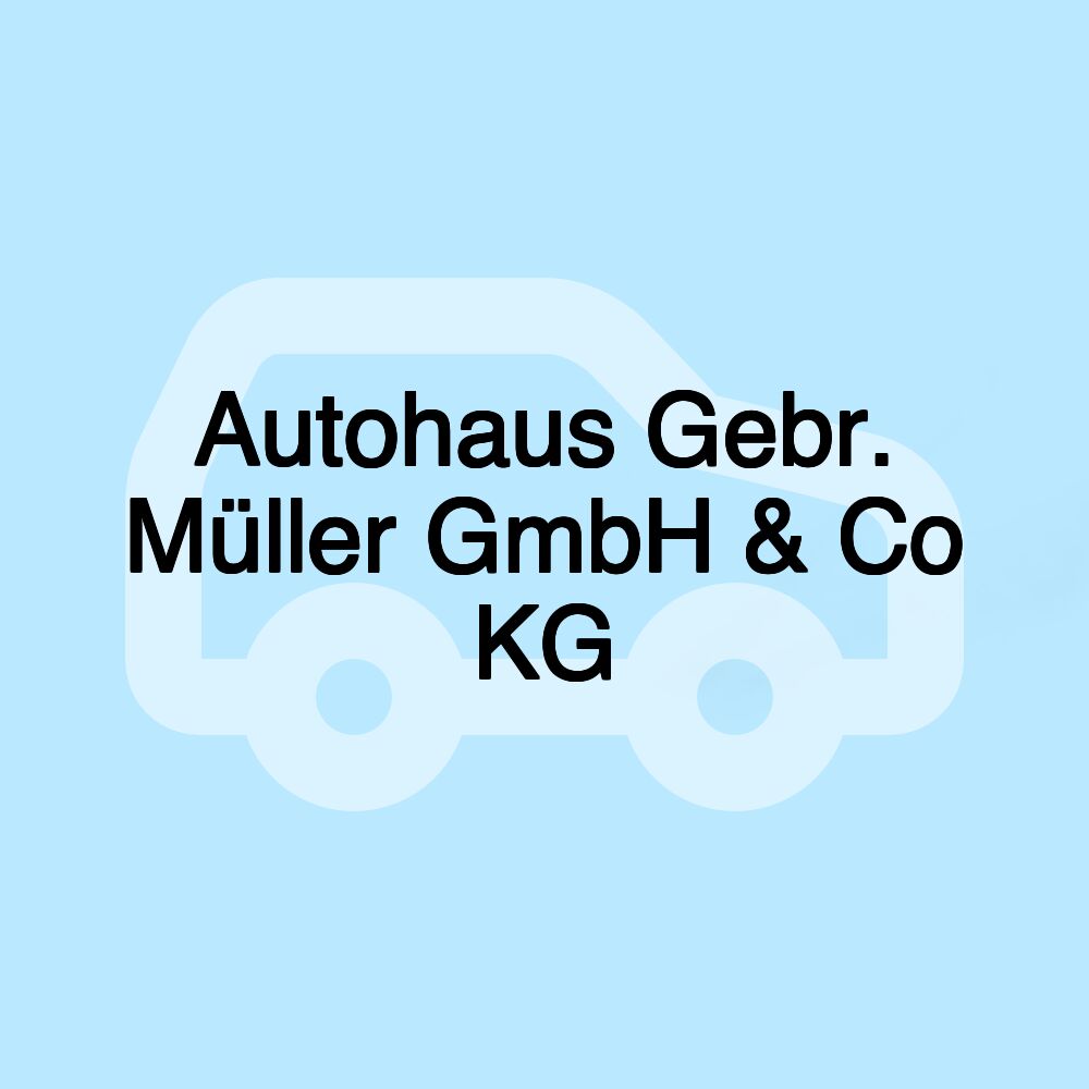 Autohaus Gebr. Müller GmbH & Co KG