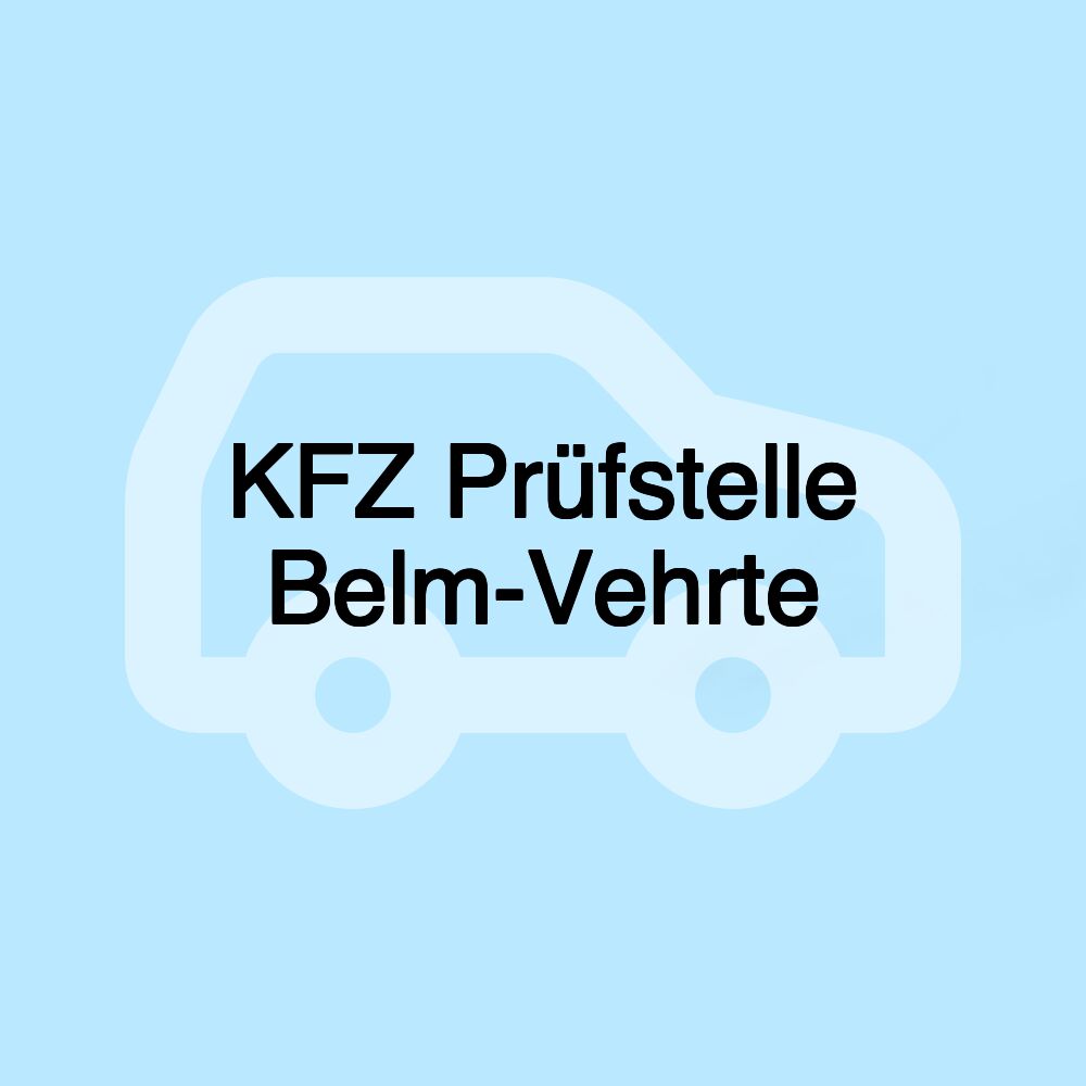 KFZ Prüfstelle Belm-Vehrte