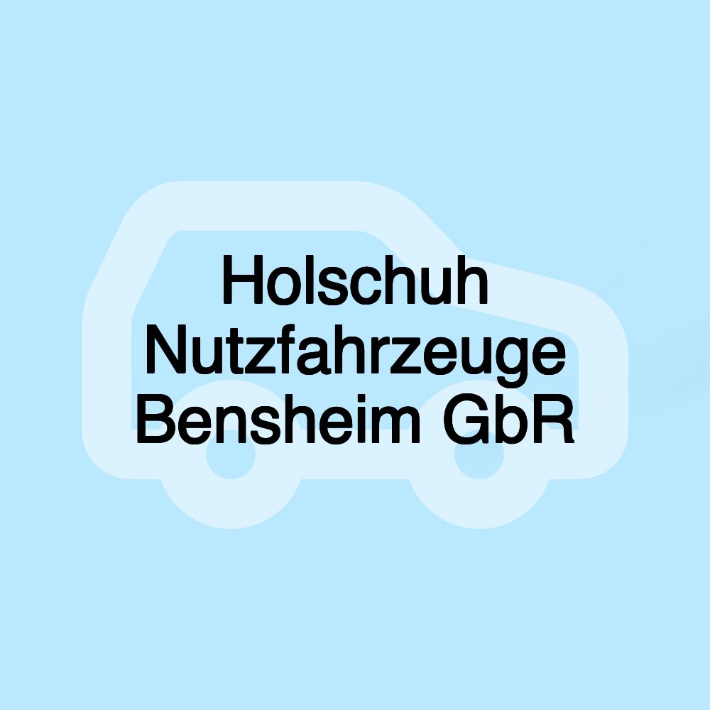 Holschuh Nutzfahrzeuge Bensheim GbR