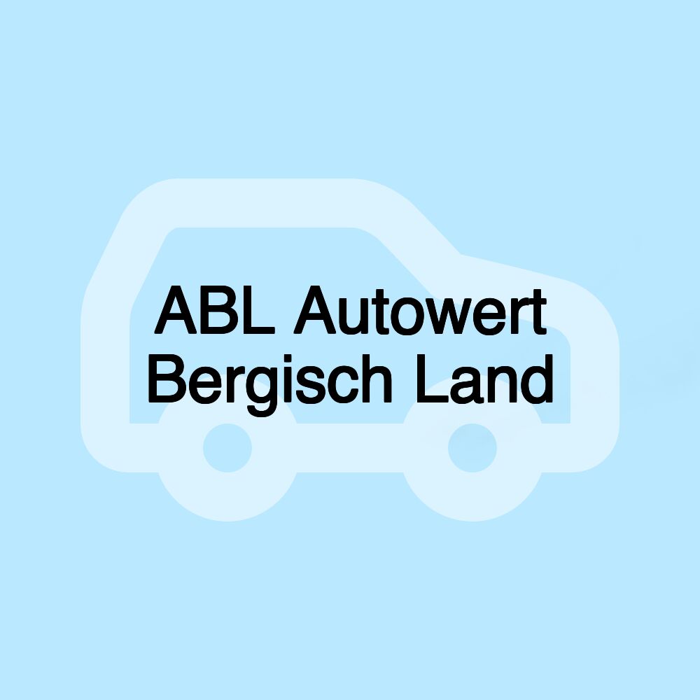 ABL Autowert Bergisch Land