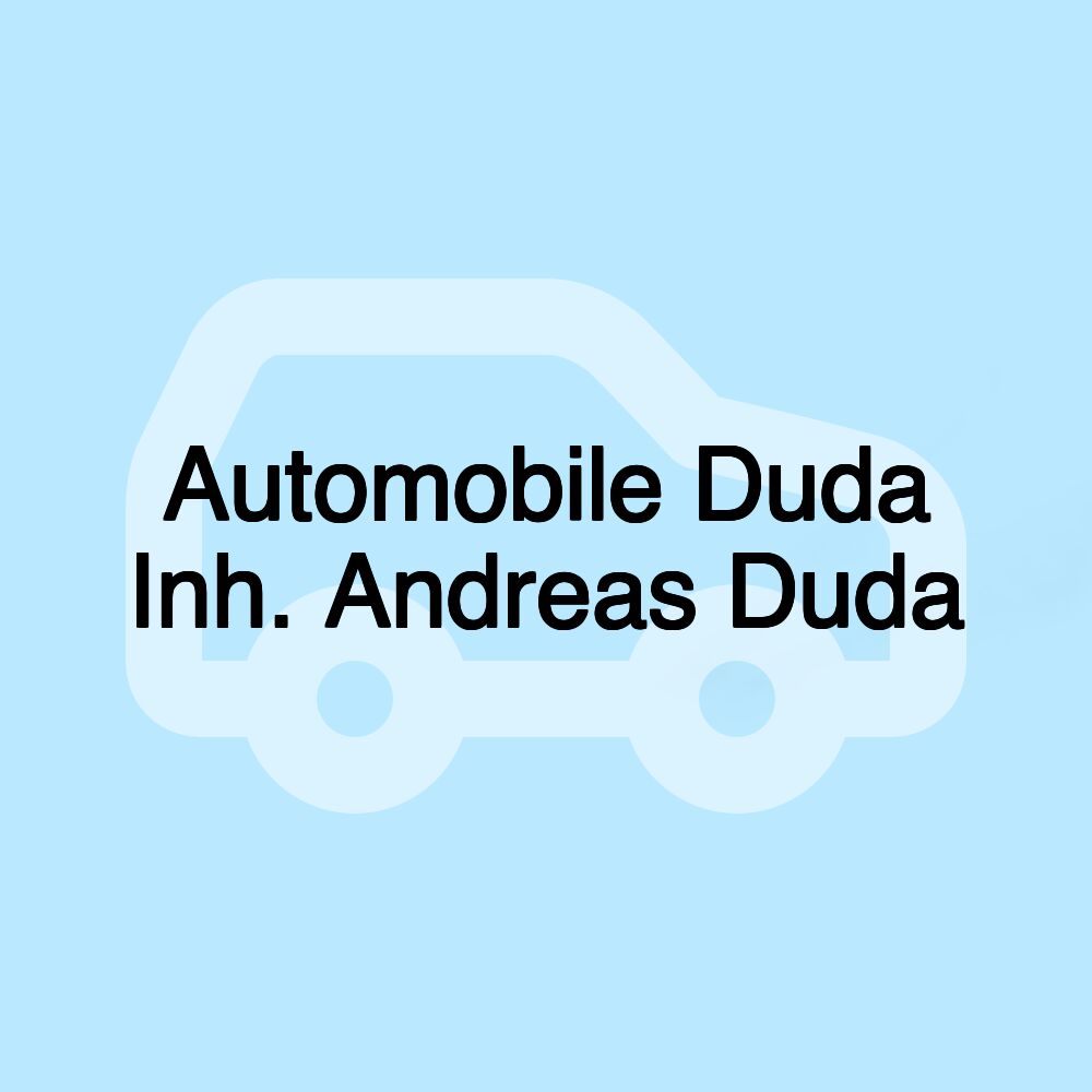 Automobile Duda Inh. Andreas Duda