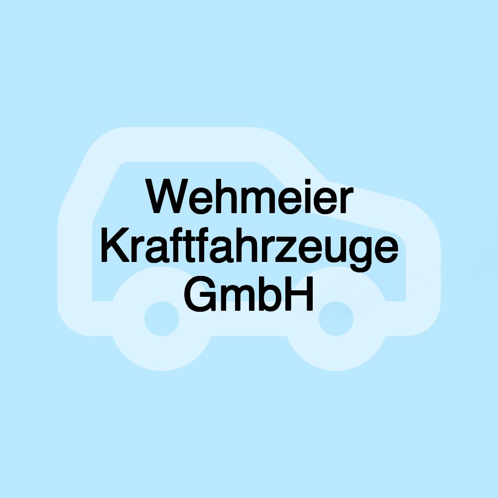 Wehmeier Kraftfahrzeuge GmbH