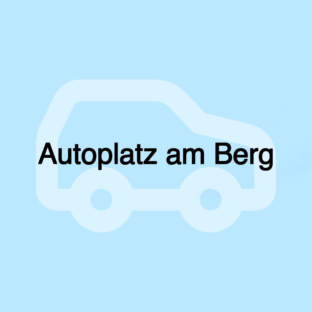 Autoplatz am Berg