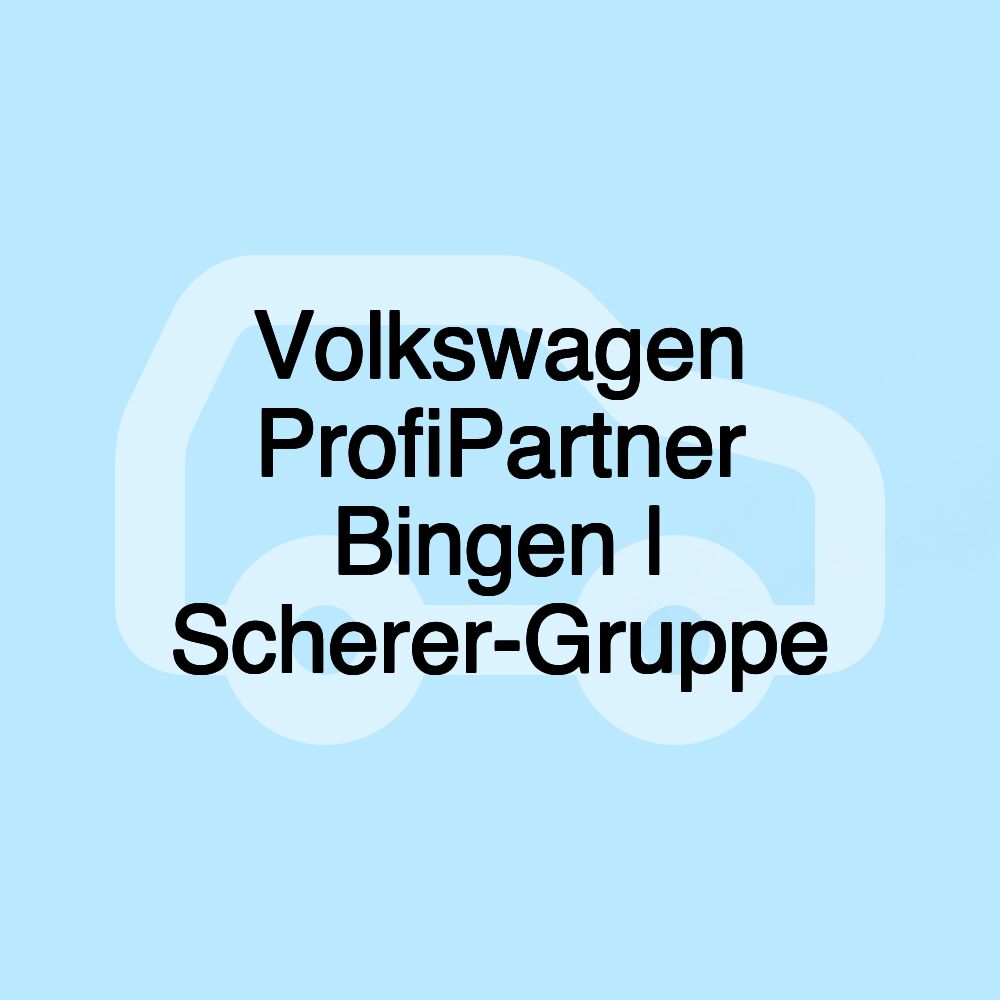 Volkswagen ProfiPartner Bingen | Scherer-Gruppe