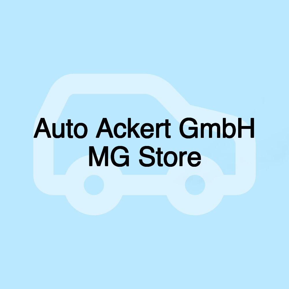 Auto Ackert GmbH MG Store