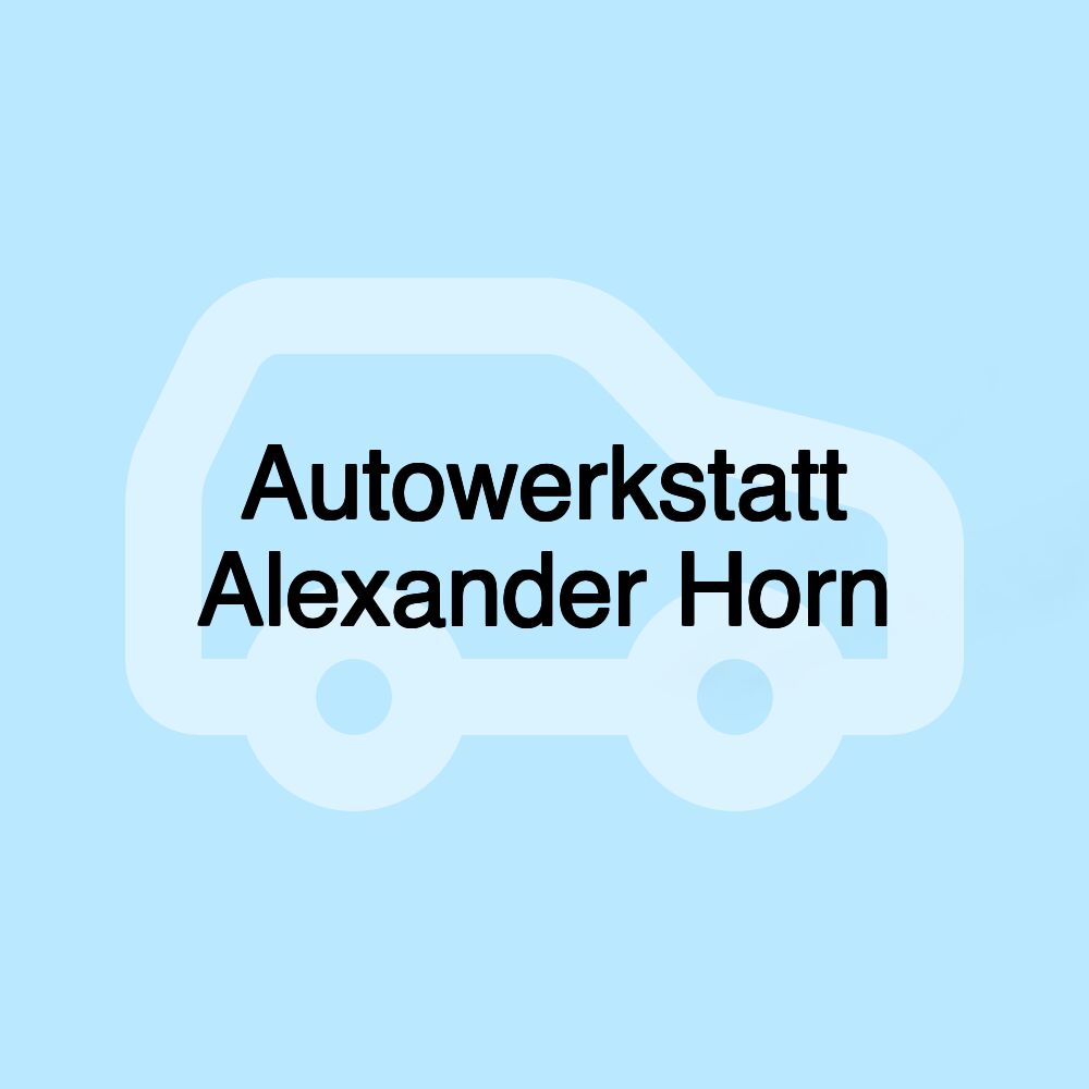 Autowerkstatt Alexander Horn