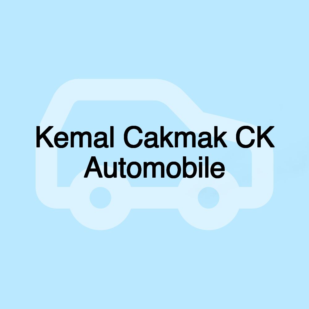 Kemal Cakmak CK Automobile