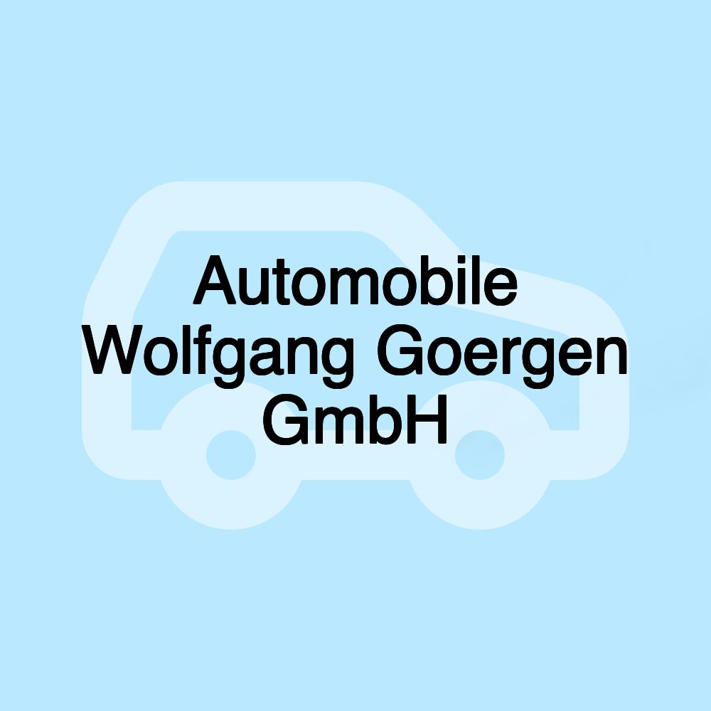 Automobile Wolfgang Goergen GmbH