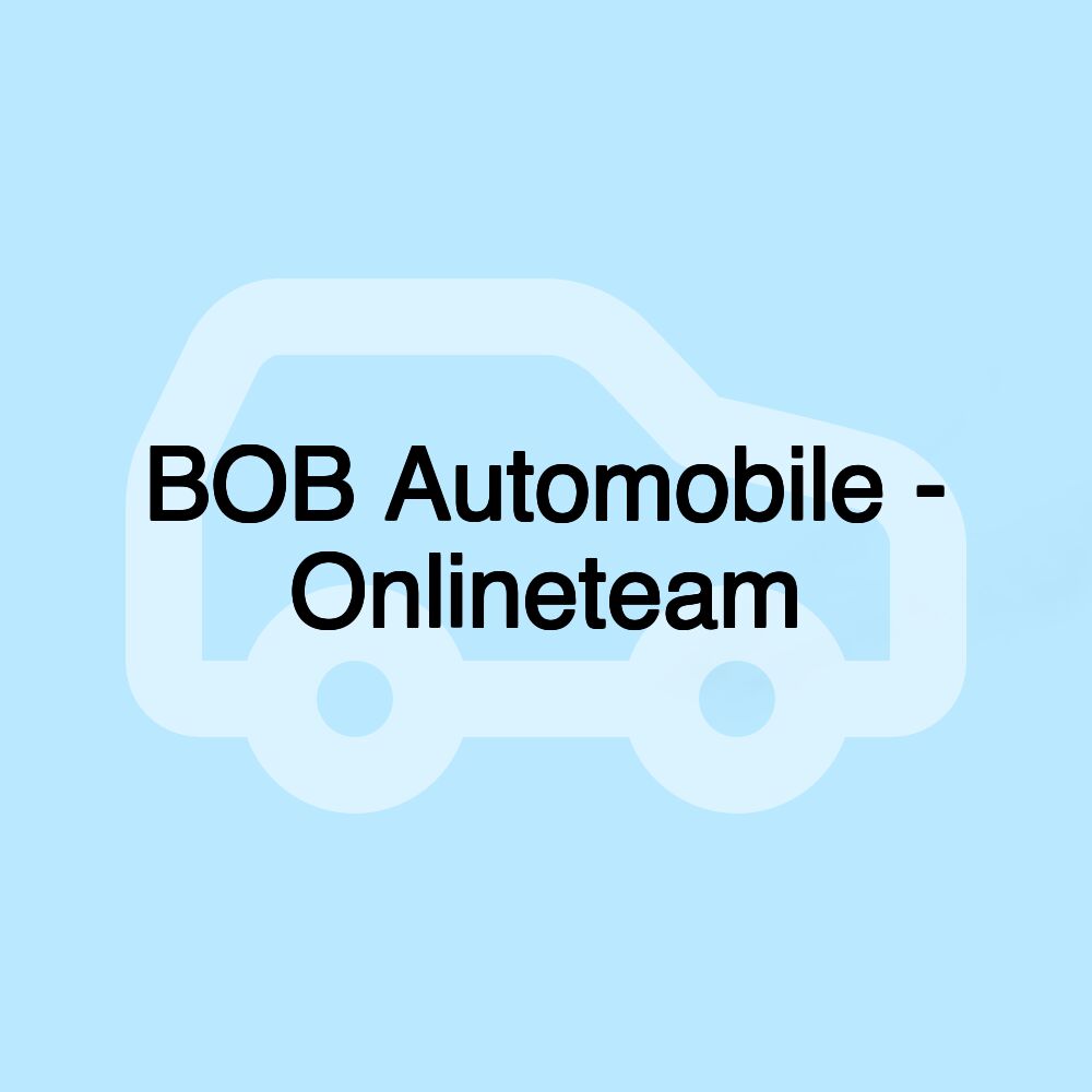 BOB Automobile - Onlineteam