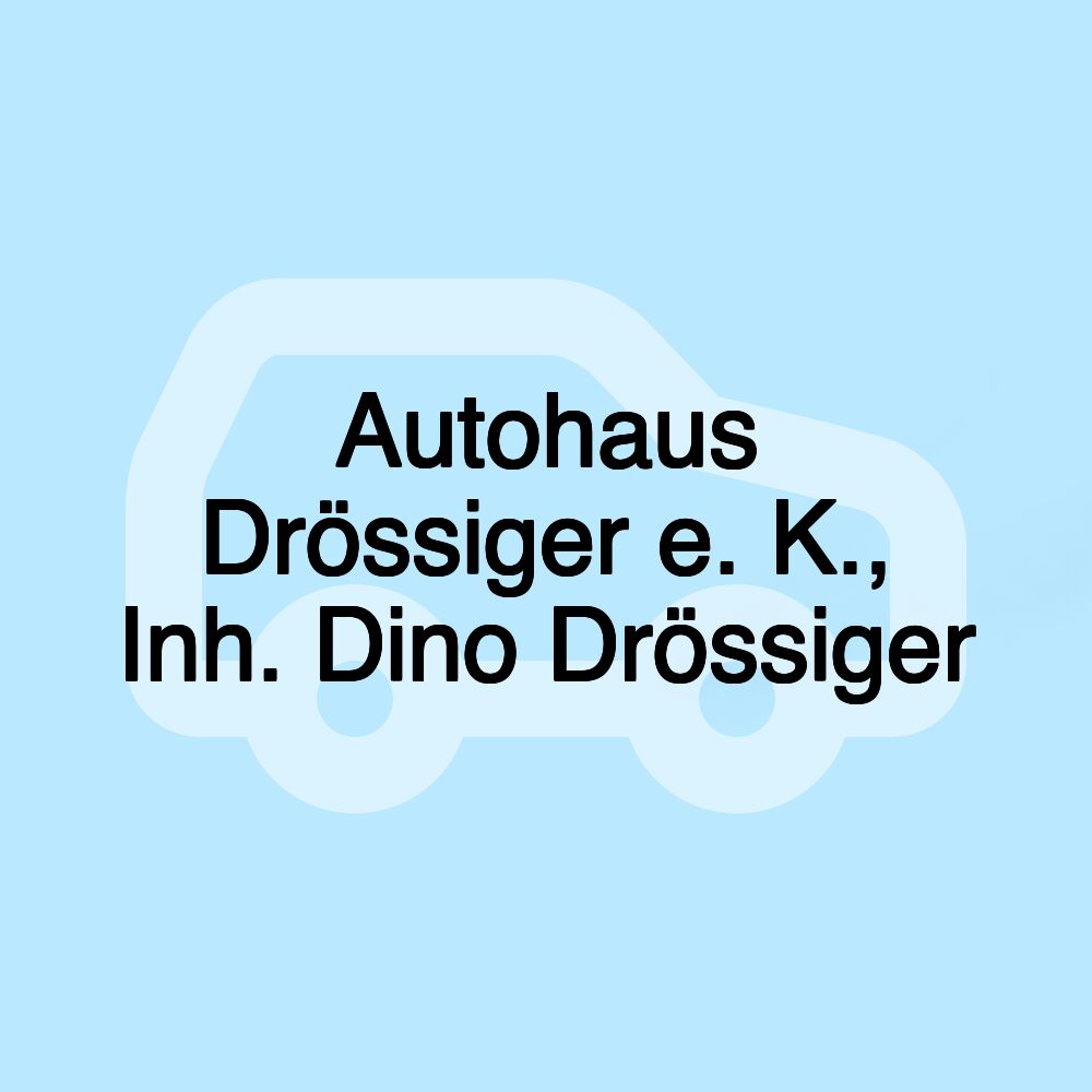 Autohaus Drössiger e. K., Inh. Dino Drössiger