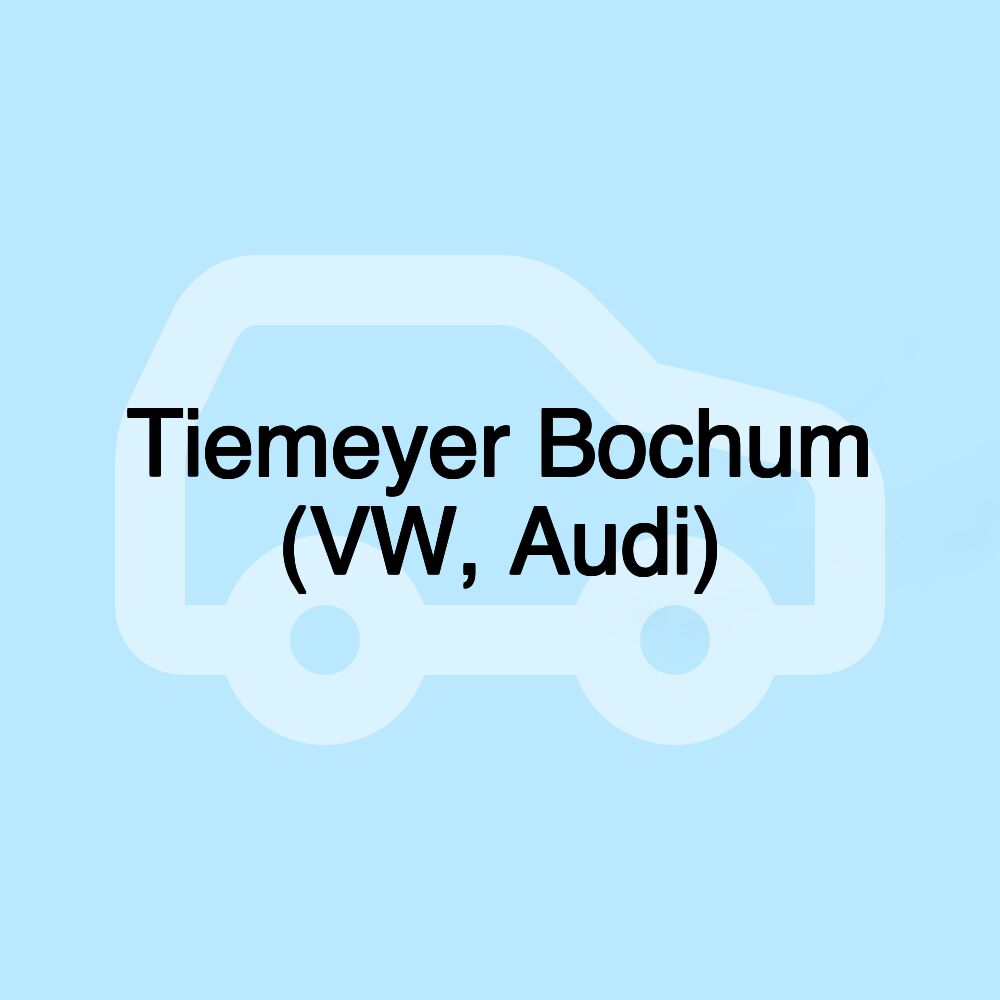 Tiemeyer Bochum (VW, Audi)