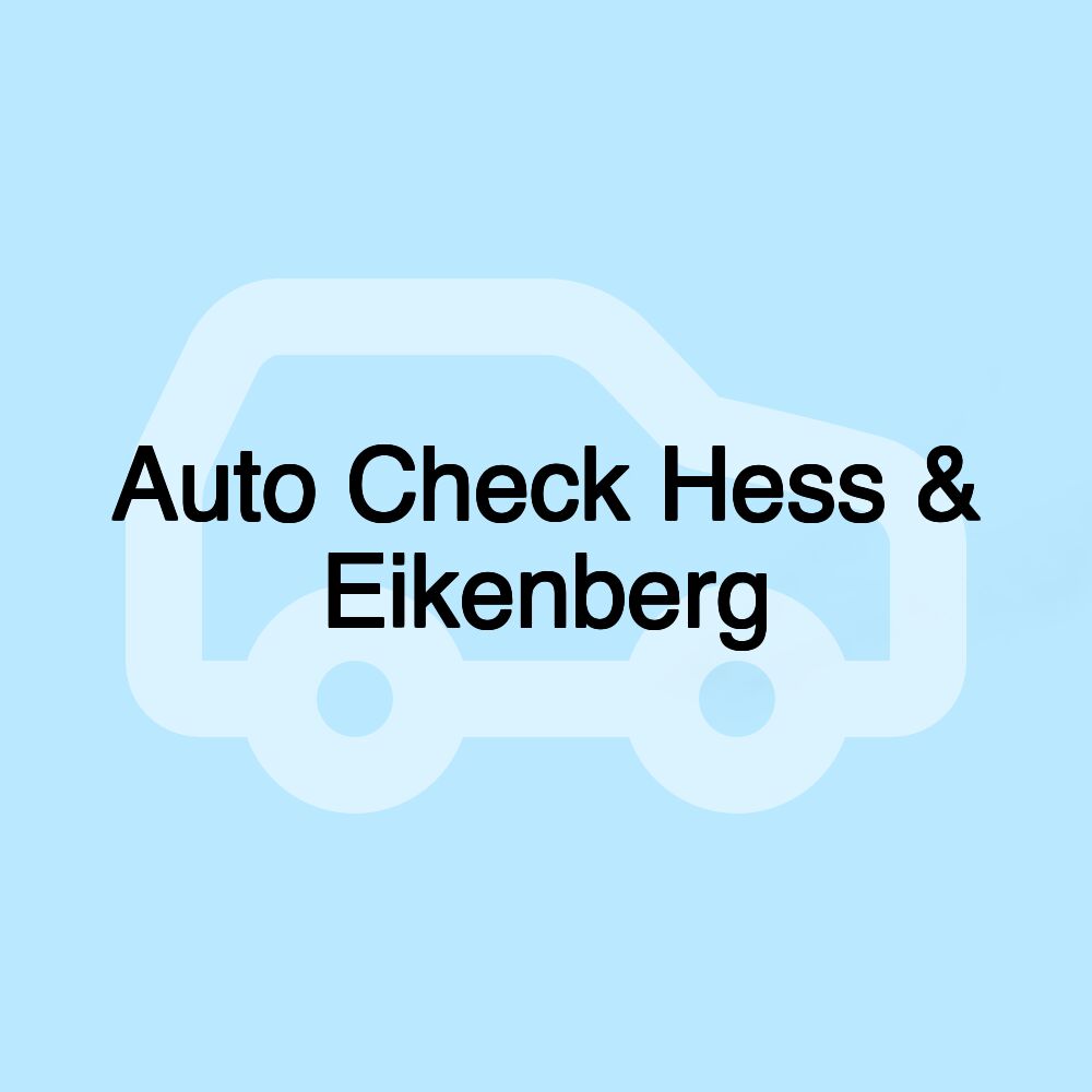 Auto Check Hess & Eikenberg