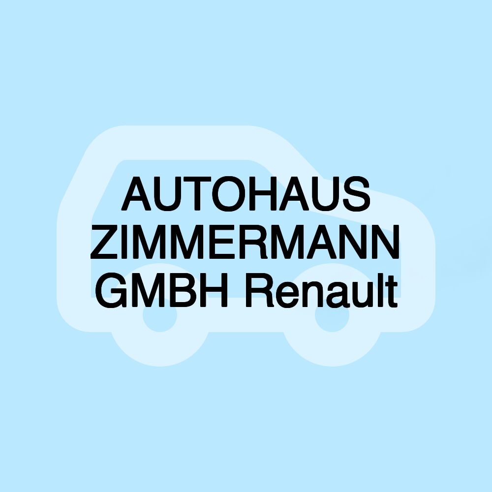 AUTOHAUS ZIMMERMANN GMBH Renault