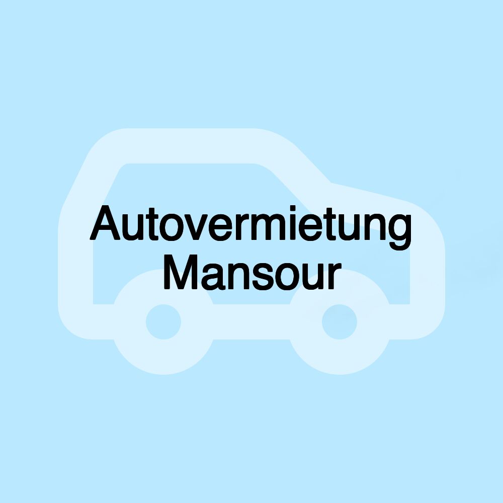 Autovermietung Mansour