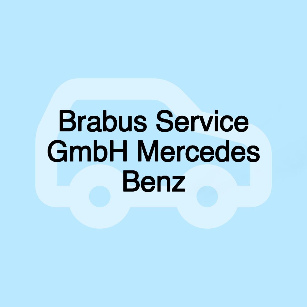 Brabus Service GmbH Mercedes Benz