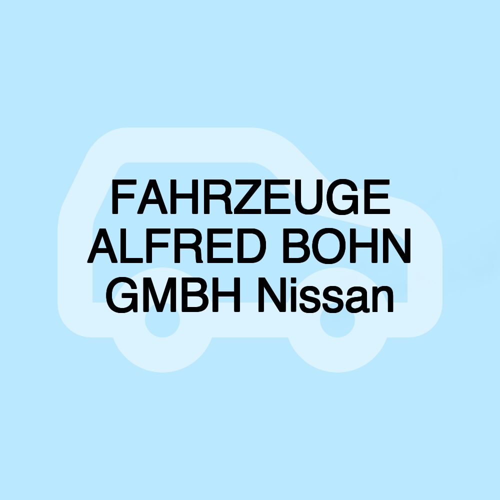 FAHRZEUGE ALFRED BOHN GMBH Nissan