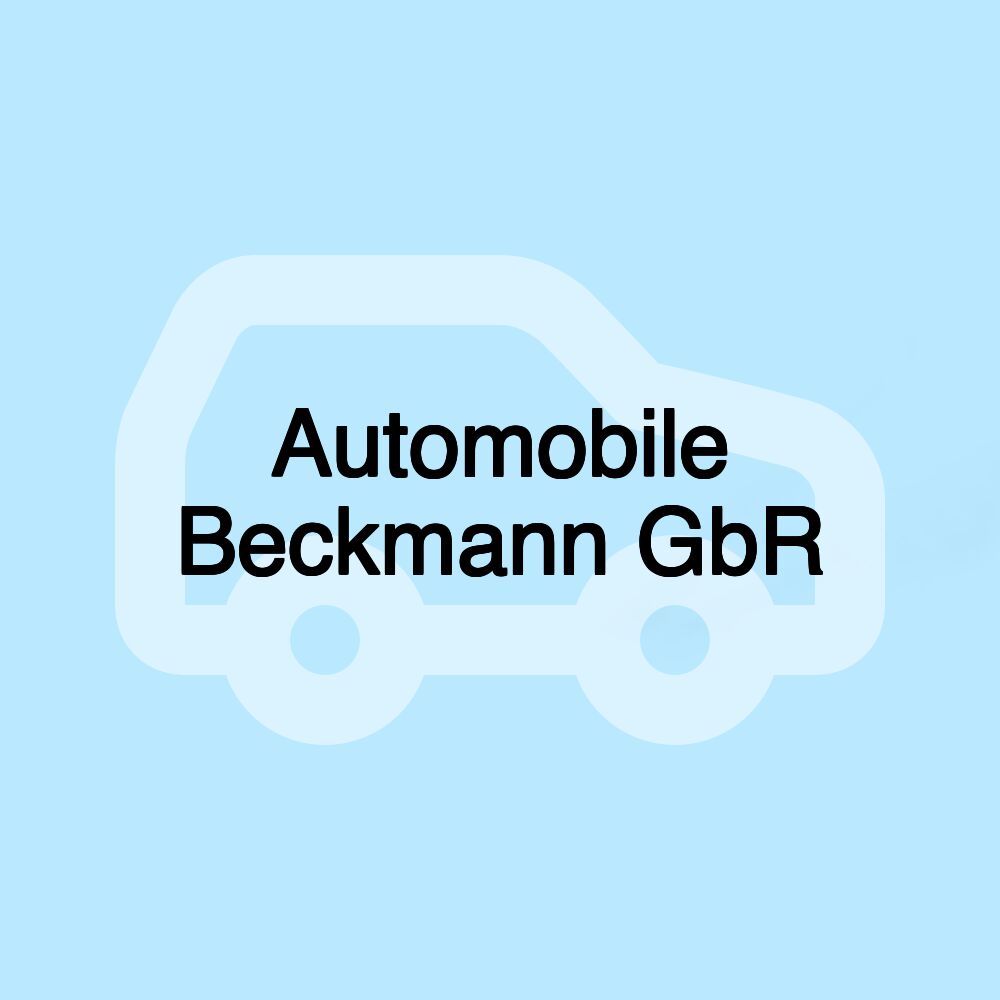 Automobile Beckmann GbR