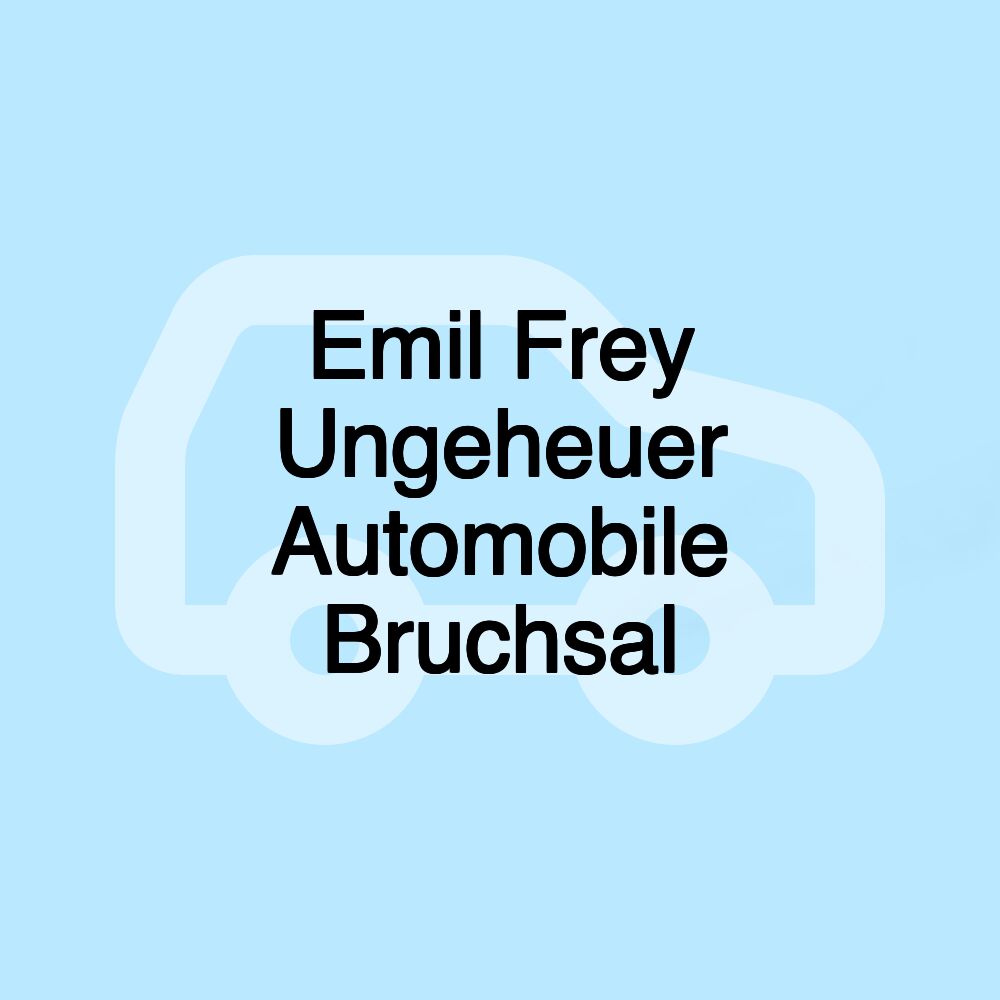 Emil Frey Ungeheuer Automobile Bruchsal