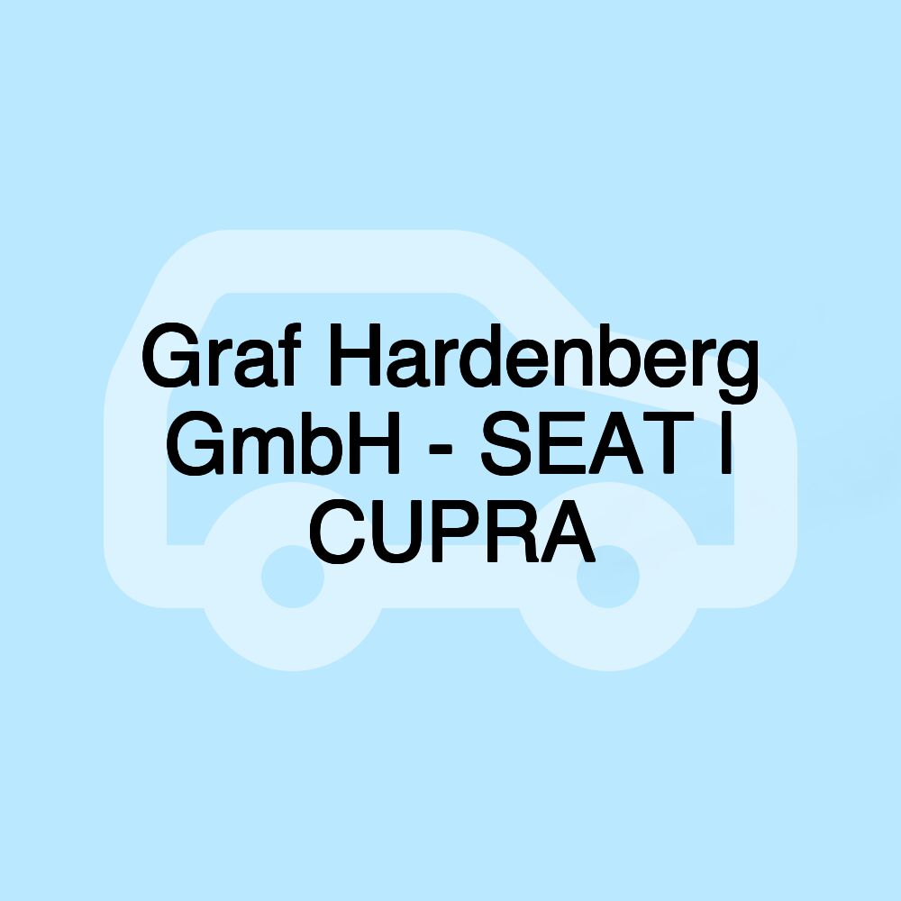 Graf Hardenberg GmbH - SEAT | CUPRA